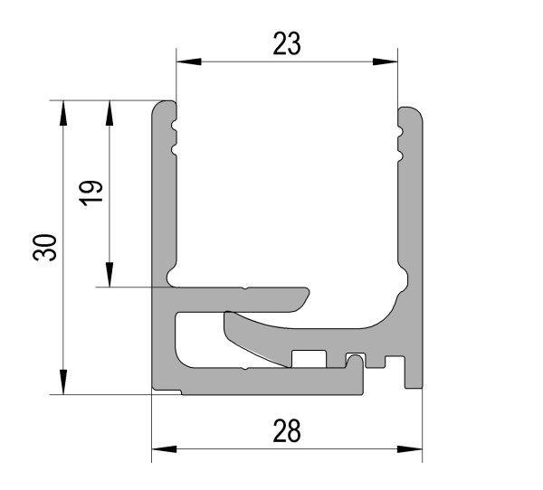 2 Part Frame Profile 3m length - Image 4