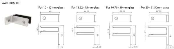Balustrade Glass Stiffener - Glass to Wall - Image 2