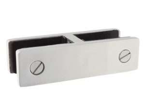 Balustrade Glass Stiffener - Glass to Glass 180°