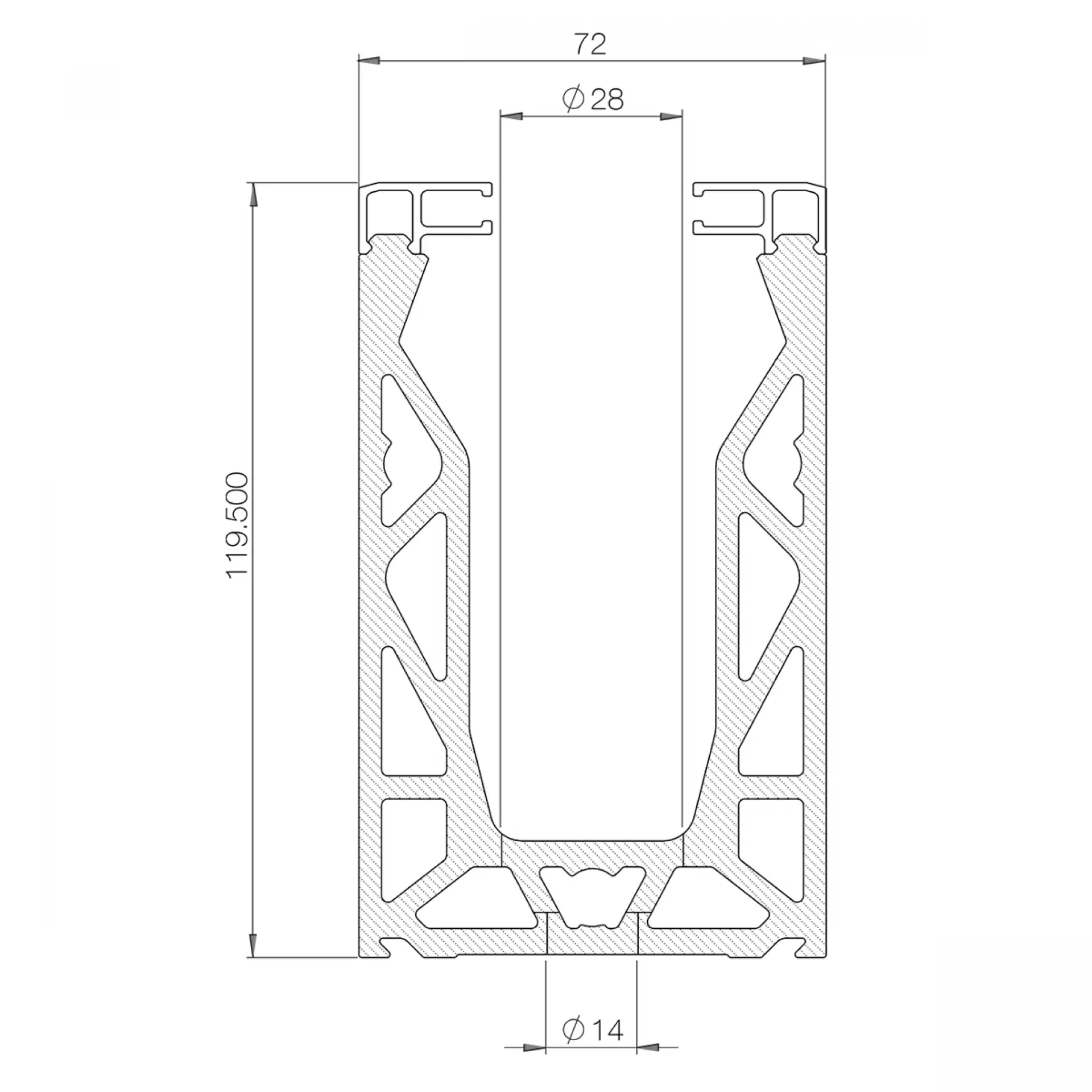 Posiglaze Surface Mount Channel - Image 8